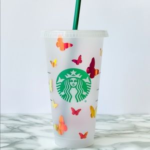 Brand New Holographic Butterfly Starbucks Cup